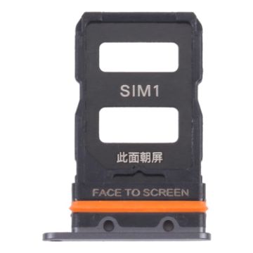 Xiaomi 12/12X Black SIM Card Tray Set - Dual Trays Included - 1