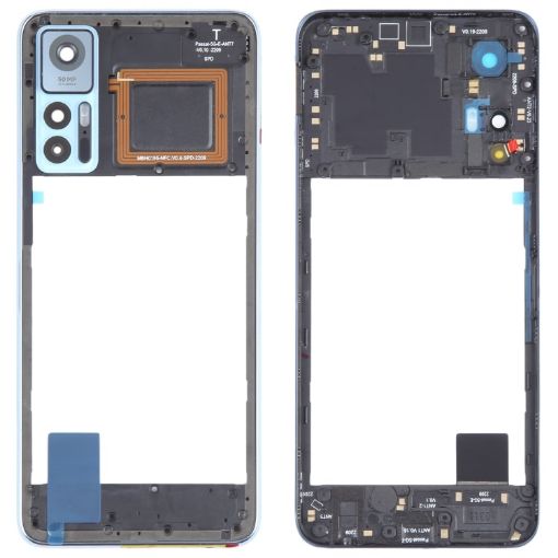 TCL 30+ Original Blue Middle Frame Bezel Plate Replacement - 1