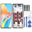 OPPO A1 Pro Black LCD Screen Digitizer Assembly with Frame - 1