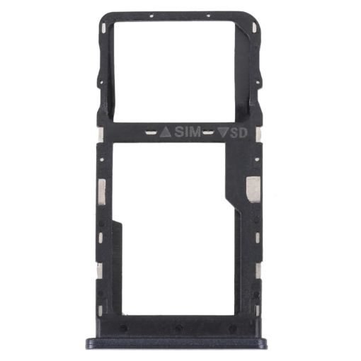 TCL 20 R 5G SIM & Micro SD Card Tray (Black) - Original Replacement - 1