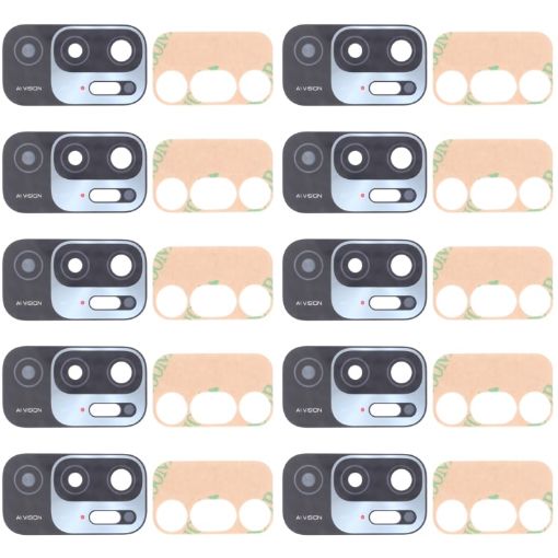 Xiaomi Redmi Note 10T 5G Back Camera Lens - 10 PCS Replacement Set - 1