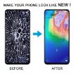 TCL 20 5G OEM LCD Screen Digitizer Assembly with Frame - Blue - 6