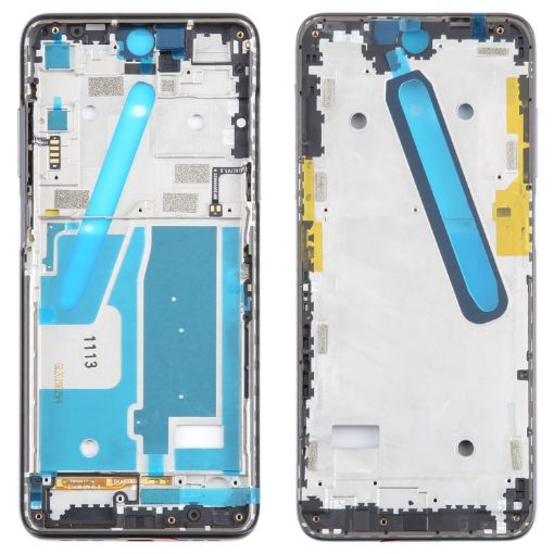 TCL 20 5G Front Housing LCD Frame Bezel Plate Black Original - 1