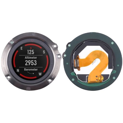 Garmin Fenix 5X LCD Screen with Digitizer Full Assembly Replacement - 1