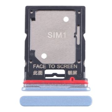 Xiaomi Redmi K50i Blue SIM & Micro SD Card Tray Replacement - 1