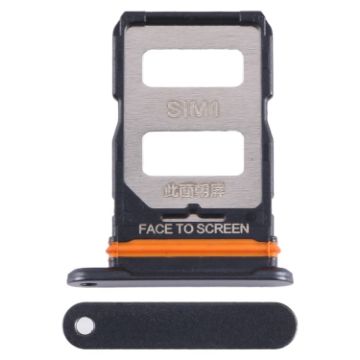 Xiaomi 12 Lite Black SIM Card Tray Replacement - 1
