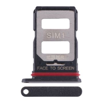 Xiaomi 13T SIM Card Tray Replacement - Black | Dual SIM Holder - 1