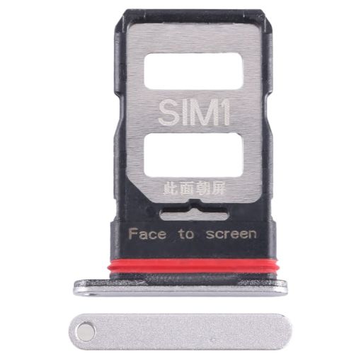 Xiaomi Redmi K60 Pro Silver SIM Card Tray Replacement - 1
