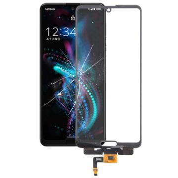 Sharp Aquos R5G Black Touch Panel Replacement - 1
