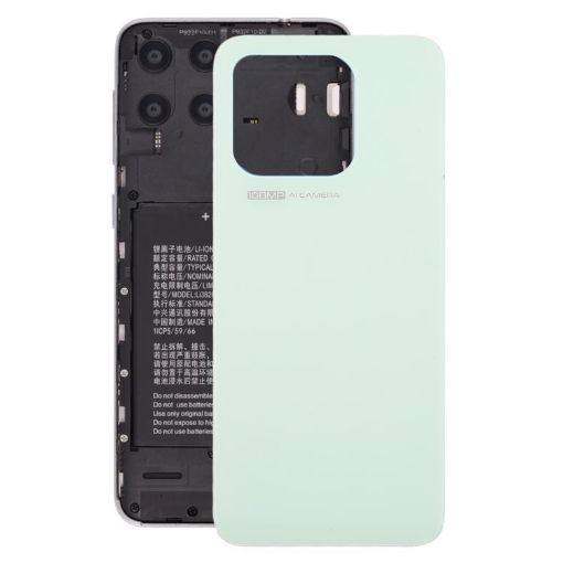 ZTE Blade V70/Axon 70 Green Glass Battery Back Cover with Adhesive - 1
