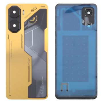 ZTE nubia Neo 3 Gold Plastic Battery Back Cover with Camera Lens Cover - 1