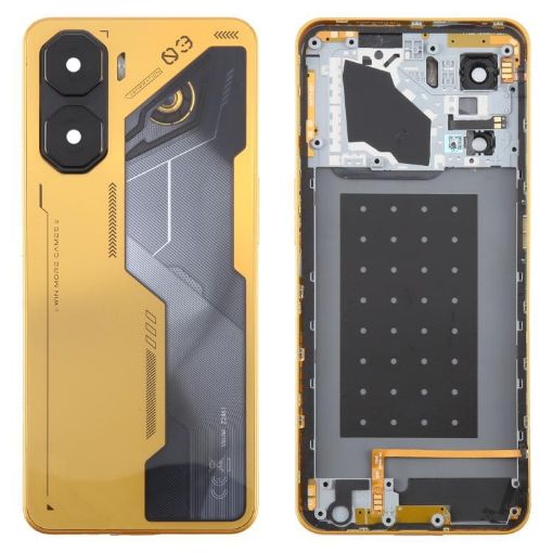 ZTE nubia Neo 3 Gold Plastic Battery Back Cover with Frame/Camera Lens - 1