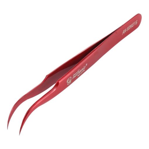 MECHANIC AK-KING15 Curved High Tenacity Durable Tweezers - 1