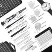 122 in 1 Precision Magnetic Screwdriver Kit - White | Versatile Tool Set - 6