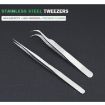 BAKU BA-i6-SS-sa Stainless Steel Straight Tweezers for Precision Tasks - 4