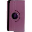 Purple Litchi Texture Leather Case with Holder for Galaxy Tab 3 (8.0) - 4