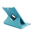 Litchi Texture 360 Rotating Leather Case for Galaxy Tab A 9.7 - Blue - 6