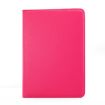 Magenta Litchi Texture 360 Rotating Leather Case for Galaxy Tab A 9.7 - 2