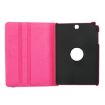Magenta Litchi Texture 360 Rotating Leather Case for Galaxy Tab A 9.7 - 4