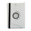 Litchi Texture 360 Rotating Leather Case for Galaxy Tab A 9.7 - White - 3