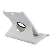 Litchi Texture 360 Rotating Leather Case for Galaxy Tab A 9.7 - White - 6