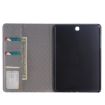 Galaxy Tab A 9.7 Case: Brown Leather, Holder, Card Slots, Wallet, 4G LTE/T555 - 4