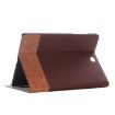 Galaxy Tab A 9.7 Case: Brown Leather, Holder, Card Slots, Wallet, 4G LTE/T555 - 5