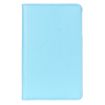 Galaxy Tab E 9.6 Case - Litchi Texture, 360 Rotation, Baby Blue Holder - 2