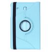 Galaxy Tab E 9.6 Case - Litchi Texture, 360 Rotation, Baby Blue Holder - 3