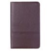 Litchi Texture Leather Case with 360 Rotation for Galaxy Tab E 9.6 - Brown - 2