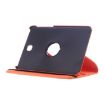 Galaxy Tab S2 8.0 Orange Leather Case - 360 Rotation & Holder - 5