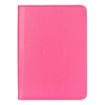 Galaxy Tab S2 9.7 Case - Litchi Texture, 360 Rotation, Magenta Holder - 2