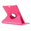 Galaxy Tab S2 9.7 Case - Litchi Texture, 360 Rotation, Magenta Holder - 6