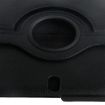 Black Leather Case for Galaxy Note 10.1 (2014) - 360 Rotatable, 2-Angle Holder - 6