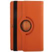 Orange/Black 360 Rotatable Leather Case for Galaxy Note 10.1 (2014)/P600 - 5
