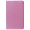 Pink Litchi Texture Leather Case with 360 Rotation for Galaxy Tab E 9.6 - 2