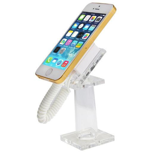 Universal Smartphone Display Anti-theft Holder, No Alarm, White - 1