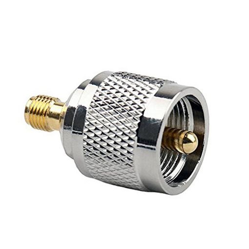 UHF Male to SMA Female RF Coaxial Adapter Connector - 1