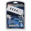 4 Ports USB 3.0 Hub Splitter with LED, 5Gbps Speed, BYL-P104 White - 4