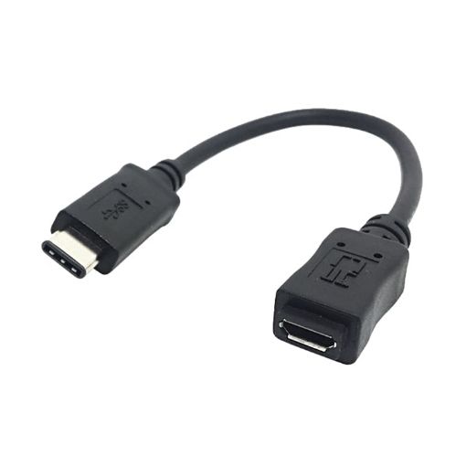 CY-201 USB 3.1 Type-C to Micro USB 2.0 Cable, 20cm, Black, Nokia N1 - 1
