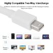 2m White Mini DP DisplayPort Cable for Apple iMac MacBook Pro - 3