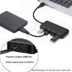 Ultra Speed USB3.0 Hub with 4 Ports & Switch - Fast Data Transfer - 7