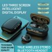 T20 TWS Bluetooth 5.0 Earphones, LED Display, Charging Box, Gun Gray - 5