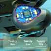 T20 TWS Bluetooth 5.0 Earphones, LED Display, Charging Box, Gun Gray - 8