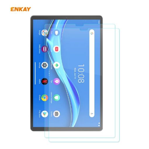 Lenovo M10 Plus 10.3" 2 PCS ENKAY 9H Tempered Glass Screen Protector - 1