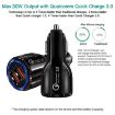 QC3.0 Dual USB Car Charger + 8 Pin Fast Charging Line Kit (Black) - 7