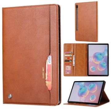 Samsung Galaxy Tab S7 Plus Leather Case with Photo Frame & Card Slots - 1