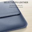 Universal Laptop Holder Bag - 4 in 1 PU Waterproof, 13/14" Dark Blue - 9
