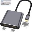 ZS-SGSHDMI USB-C to Dual HDMI Adapter - Type-C to HDMI Converter - 2