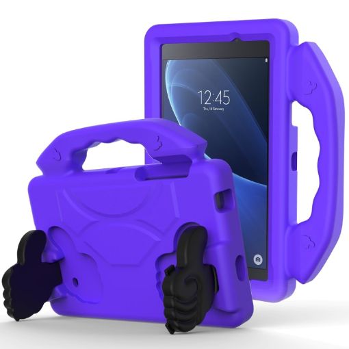 Galaxy Tab A 7.0 T280/T285 Kids Protective Cover with Thumb Bracket - Purple - 1